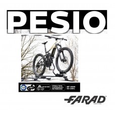 מנשא אופניים לגג הרכב מוטות אלומיניום לגג הרכב מתאים לכל רכב דגם PESIO תוצרת פארד FARAD איטליה