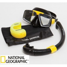 מארז קומבו מסדרת Expedition, דגם MARINER  מסכה + שנורקל מתקפל תוצרת נשיונל ג'יאוגרפיק  ™ - National Geographic 