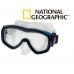 מסכת צלילה מקצועית מסדרת Explorer דגם מרלין 1Marlin תוצרת נשיונל ג'יאוגרפיק National Geographic™  צבע שחור