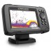 גלאי דגים עם ג'י פי אס מסך מפוצל "5 צבעוני פס רחב כפול דגם HOOK REVEAL 50/200 HDI  כולל GPS תוצרת לורנס Lowrance®