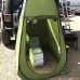 אוהל שירותים ניידים כימיים למחנאות קמפינג, קרוואן וכלי שייט אוהל פתיחה מהירה כולל שירותים כימיים בנפח 10 ליטר תוצרת SEAFLO