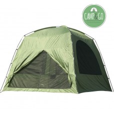 אוהל עמידה ל-8 אנשים  ציפוי כסף אנטי UV פנימי  למחנאות קמפינג וטיול שטח Camp&Go