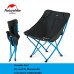 כיסא קמפינג רחב מתקפל דגם מון כיסא נוח אלומיניום עם בד ריפוד 0710x420x37 מ"מ כולל תיק נשיאה תוצרת NATUREHIKING