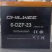 מצבר ג'ל פריקה עמוקה  30 אמפר מתאים גם למנוע חשמלי גדול תוצרת  CHILWEE 6DZF-23 –דגם