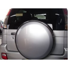 כיסוי גלגל אחורי לרכב סוזוקי ג'ימני 1998-2018 מידה 205/70R15 טבעת חיצונית נירוסטה צלחת פנימית ABS