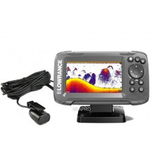 גלאי דגים צבעוני עם פס רחב כפול דגם HOOK² 4X GPS  כולל GPS תוצרת Lowrance®