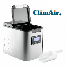 מכונת קרח נפח 2.2 ליטר מדחס גרמני כולל ניקוז לשימוש ביתי או משרדי מכונה להכנת קוביות קרח  דגם CLX006 תוצרת ClimAir