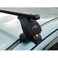 גגון לרכב קיה ריו 4 דלתות 2011> מוטות פלדה מתכת איכותי תושבות מקוריות לרכב כולל נעילה תוצרת LUX