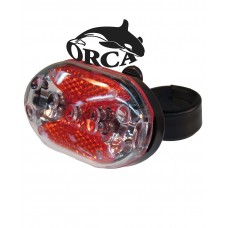 פנס אחורי לאופניים חשמליות 9 לדים ORCA תאורה חזקה במיוחד 