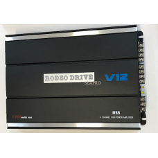 מגבר אמפליפייר 4 ערוצים לרכב 1800 וואט V12 תוצרת RODEO DRIVE 