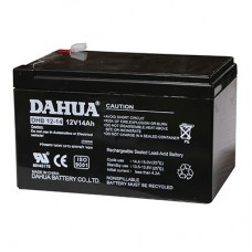 מצבר סוללת גיבוי פריקה עמוקה  14 אמפר 12V  תוצרת  DAHUA DHB12-14 –דגם