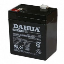 מצבר סוללת גיבוי עופרת פריקה עמוקה  4.5 אמפר 6V תוצרת  DAHUA DHB6-4.5 –דגם