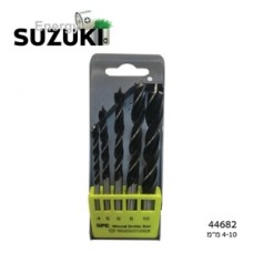 סט 5 מקדחי עץ 4-10 מ"מ SUZUKI Energy