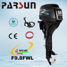 parsun | מנוע ימי לסירה 9.8 כ"ס 4 פעימות ברך ארוכה כולל טרוטל ושליטה מרחוק דגם  F98FWLפרסון מקורי