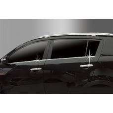 מגן רוח לרכב קיה ספורטאג' מ-2010-2015 תוצרת AUTOCLOVER קוריאה - סט 4 חלקים *ניקל* הדבקה חיצונית 